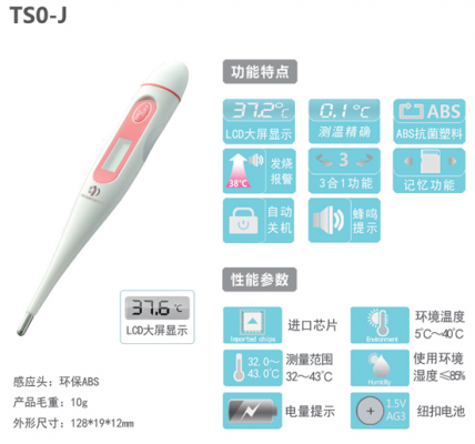 電子體溫計ts0-d3